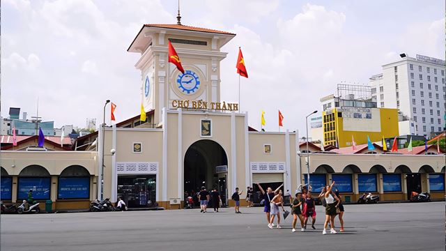 Mercato di Ben Thanh a Città di HCM
