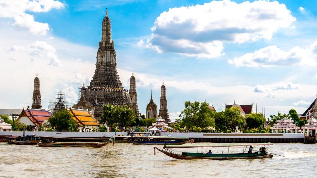 Fiume di Chao Phraya, Bangkok.