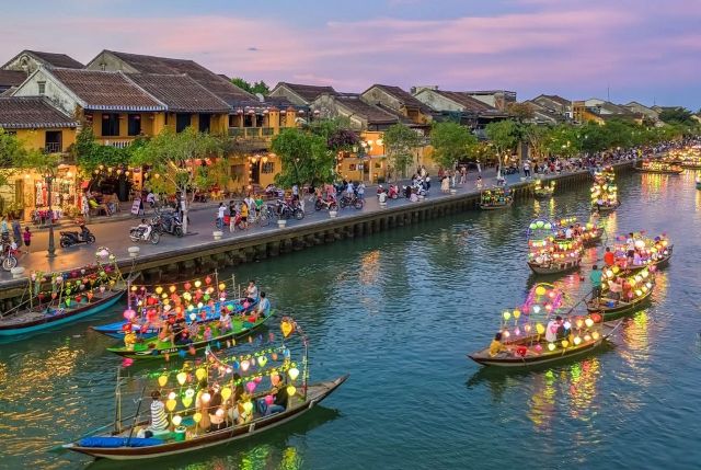 Centro storico a Hoi An, Vietnam.